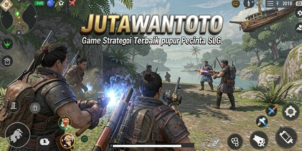 Tampilan utama gameplay JUTAWANTOTO yang menarik dan strategis.