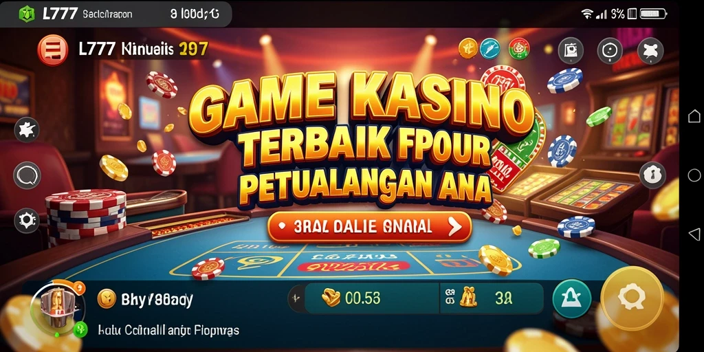 Tampilan permainan kasino yang seru dan memikat.