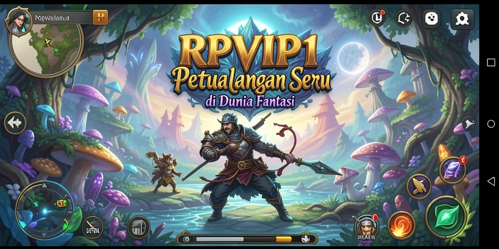 Tampilan gameplay RPVIP1 yang menarik dengan petualangan seru.