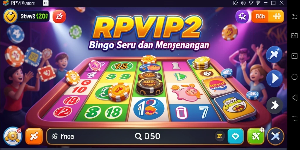 Tampilan gameplay Bingo yang seru dan interaktif.