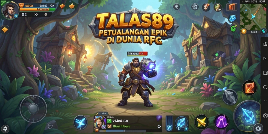 Tampilan menakjubkan dari gameplay RPG di TALAS89.