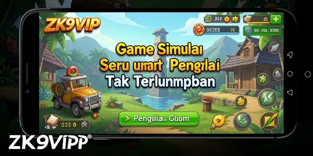 Tampilan menakjubkan dari gameplay ZK9VIP dalam simulasi.